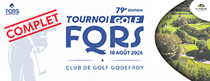 Affiche du tournoi de golf 2026